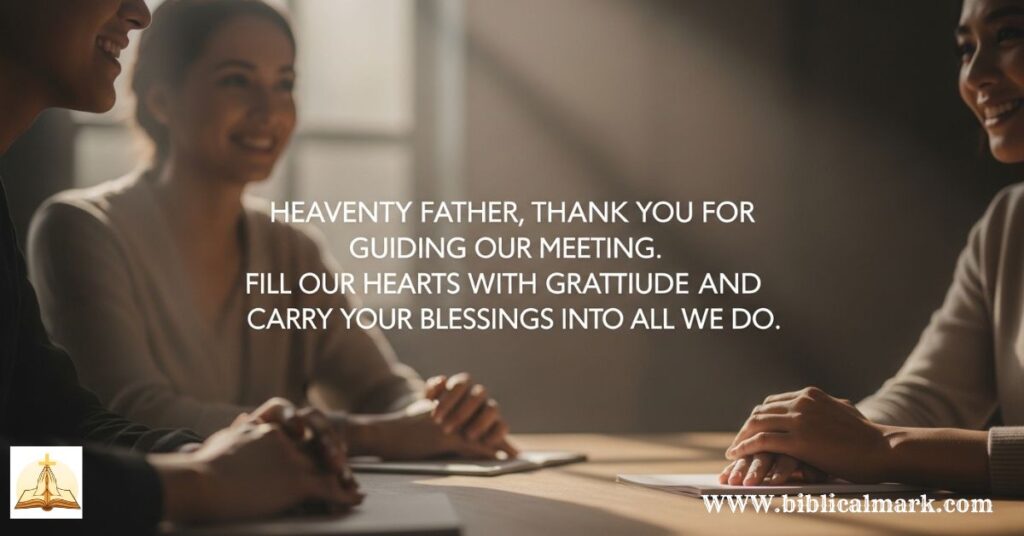 30+ Powerful Closing Prayer for Meeting 2