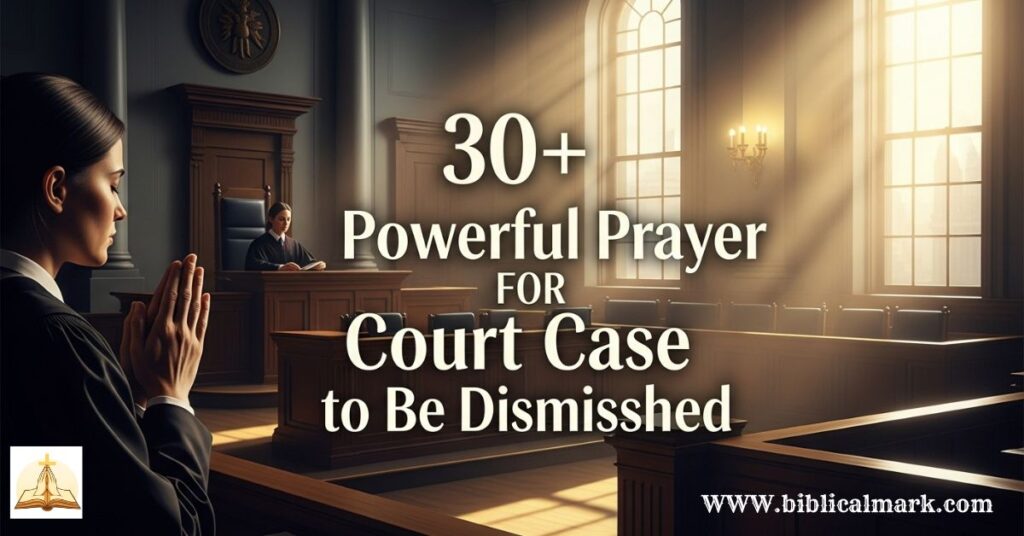 30+ Powerful Prayer for Court Case to Be Dismissed