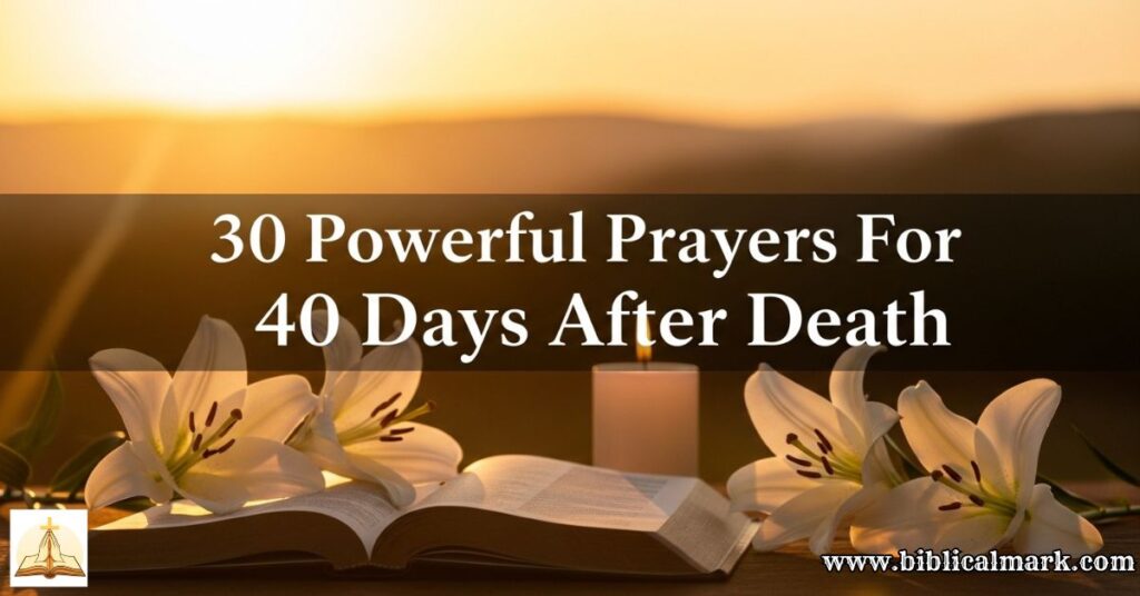 30+ Powerful Prayers For 40 Days After Death