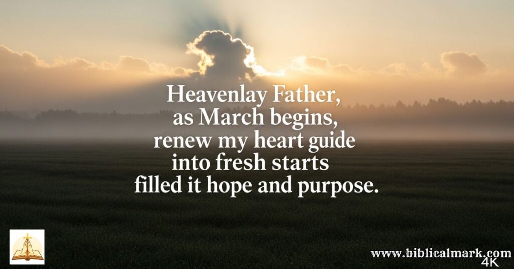 30 Powerful Prayers For March 1