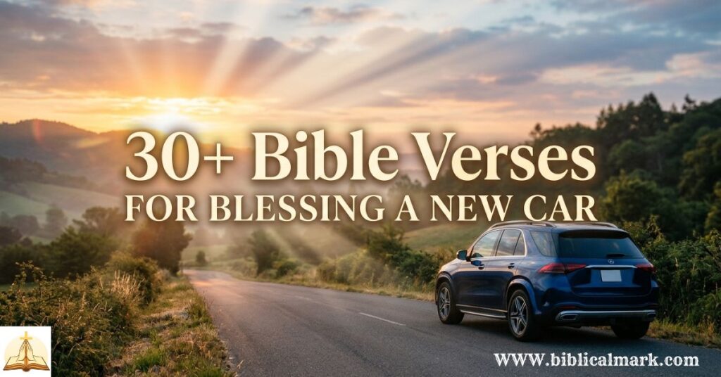 30+ Bible Verse for Blessing a New Car