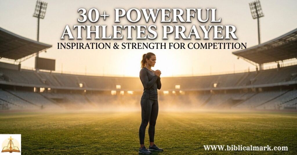 30+ Powerful Athletes Prayer