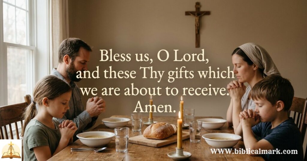 30+ Powerful Catholic Prayer Before Meal 1