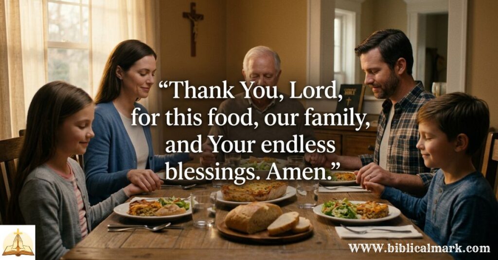 30+ Powerful Catholic Prayer Before Meal 3