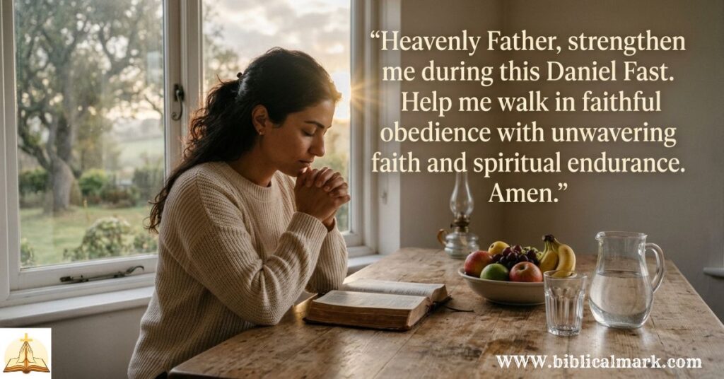 30 Powerful Daniel Fast Prayer 1