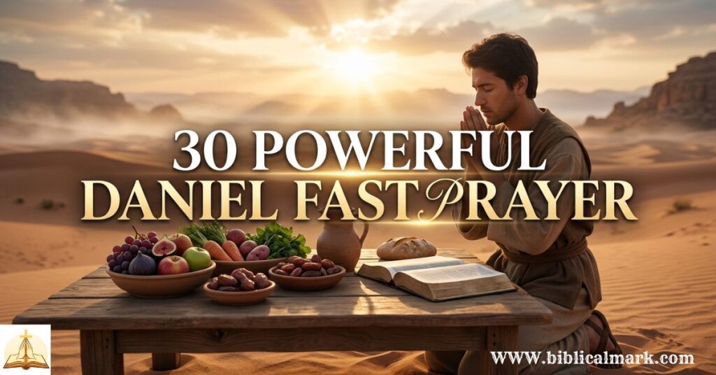 30 Powerful Daniel Fast Prayer