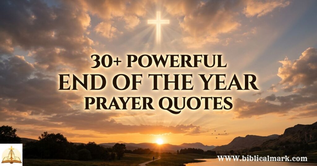 30+ Powerful End of the Year Prayer Quotes