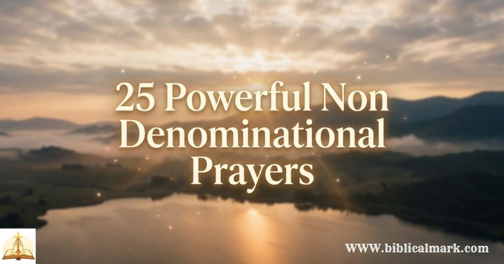 30 Powerful Non Denominational Prayer