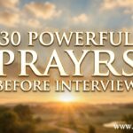 30 Powerful Prayer Before Interview