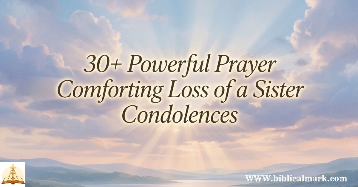 Bible Verse For Loss Of Sister