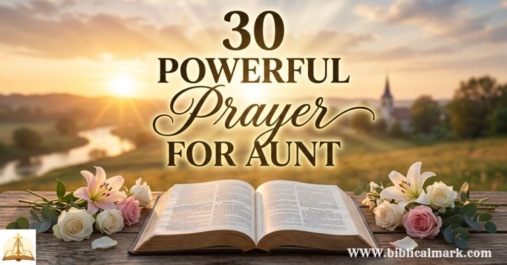 30 Powerful Prayer for Aunt