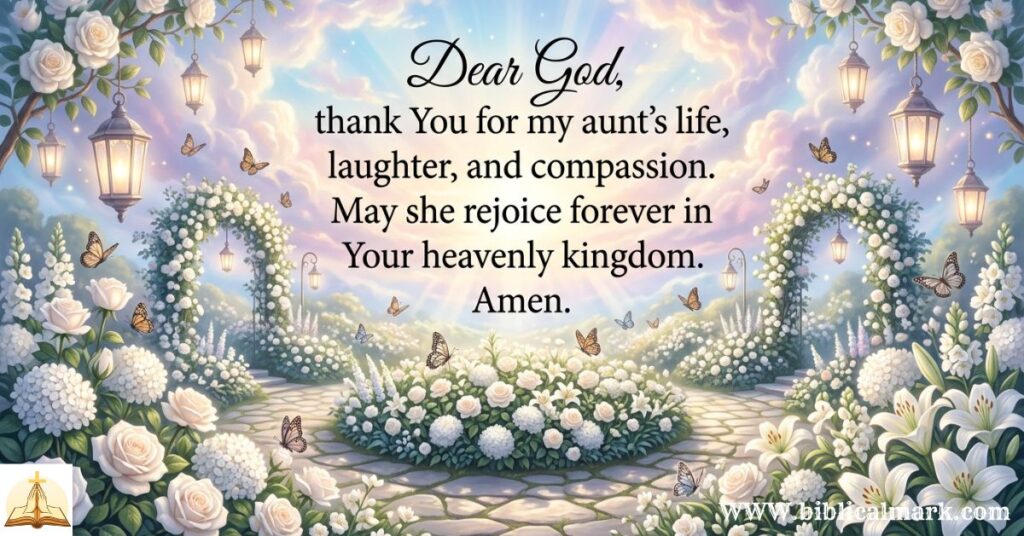 30 Powerful Prayer for Aunt Who Passed Away 3