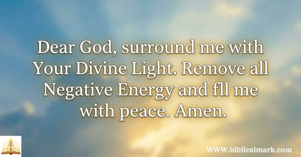 30 Powerful Prayer for Bad Energy 2