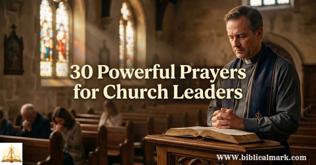 30 Powerful Prayer for Church Leaders