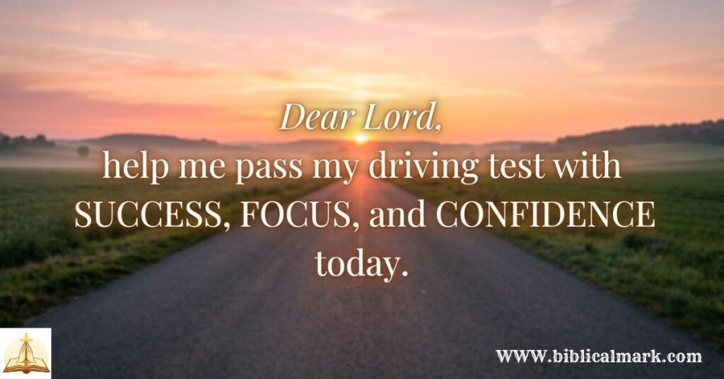 30+ Powerful Prayer for Driving Test 1