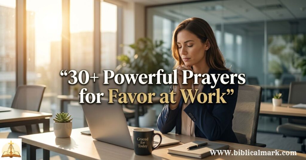 30+ Powerful Prayer for Favor at Work