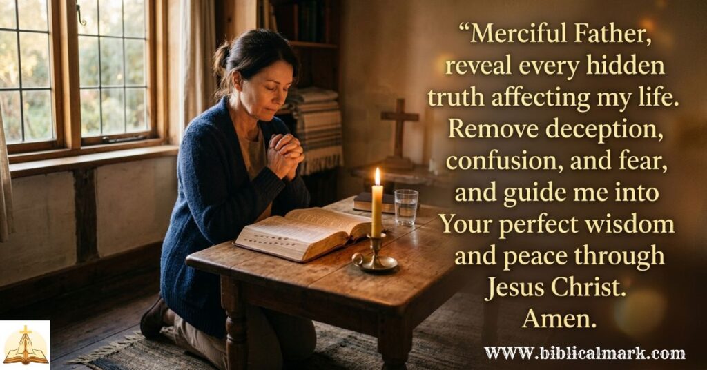 30 Powerful Prayer for God to Reveal Hidden Things 1