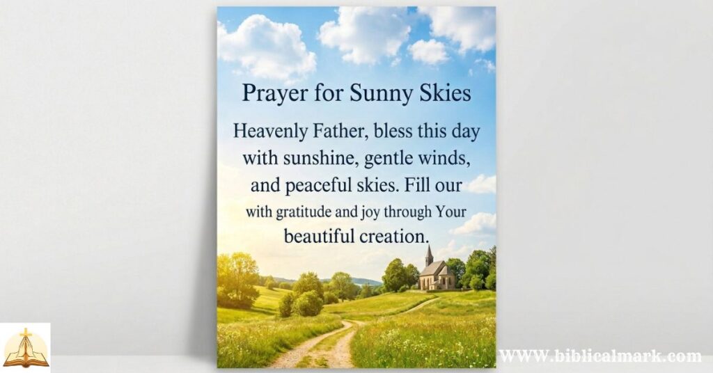 30+ Powerful Prayer for Good Weather 3