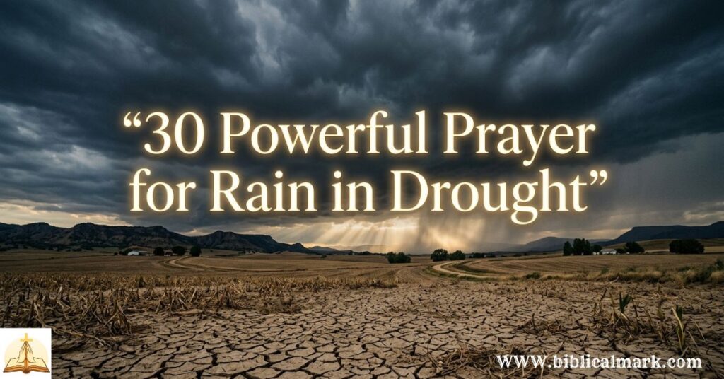 30 Powerful Prayer for Rain in Drought