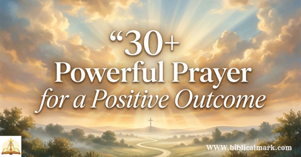 30+ Powerful Prayer for a Positive Outcome