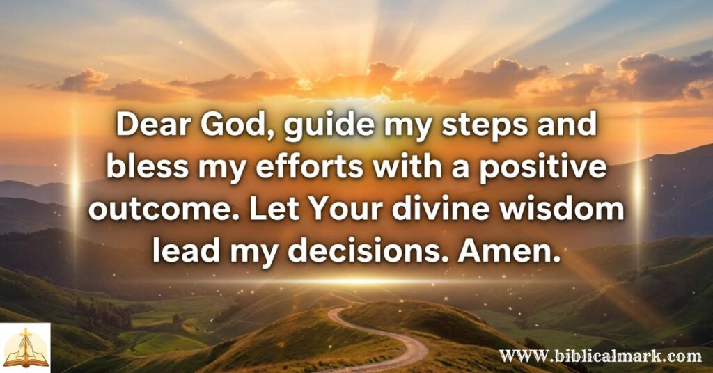 30+ Powerful Prayer for a Positive Outcome 3