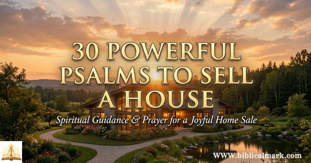 30 Powerful Psalm to Sell a House