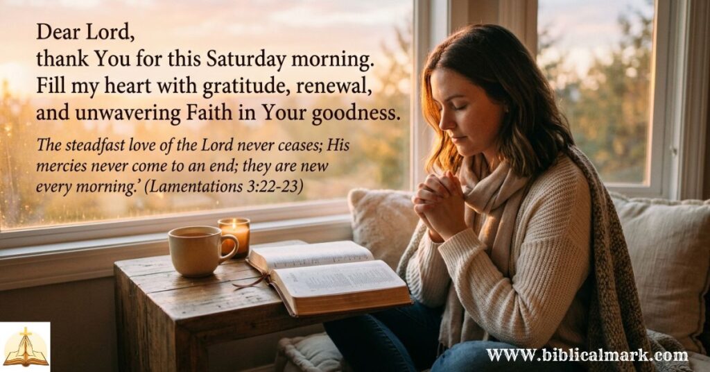 30+ Powerful Saturday Prayer 1