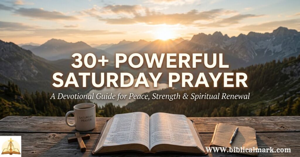 30+ Powerful Saturday Prayer