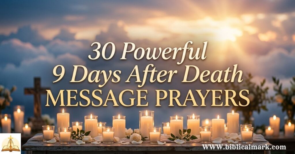 30 Powerful 9 Days After Death Message Prayers