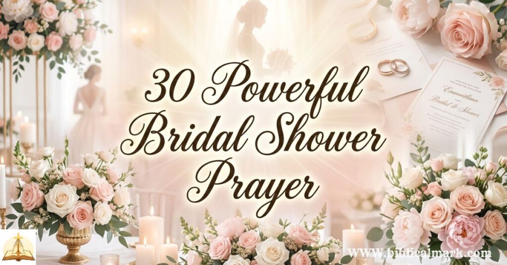 30 Powerful Bridal Shower Prayer