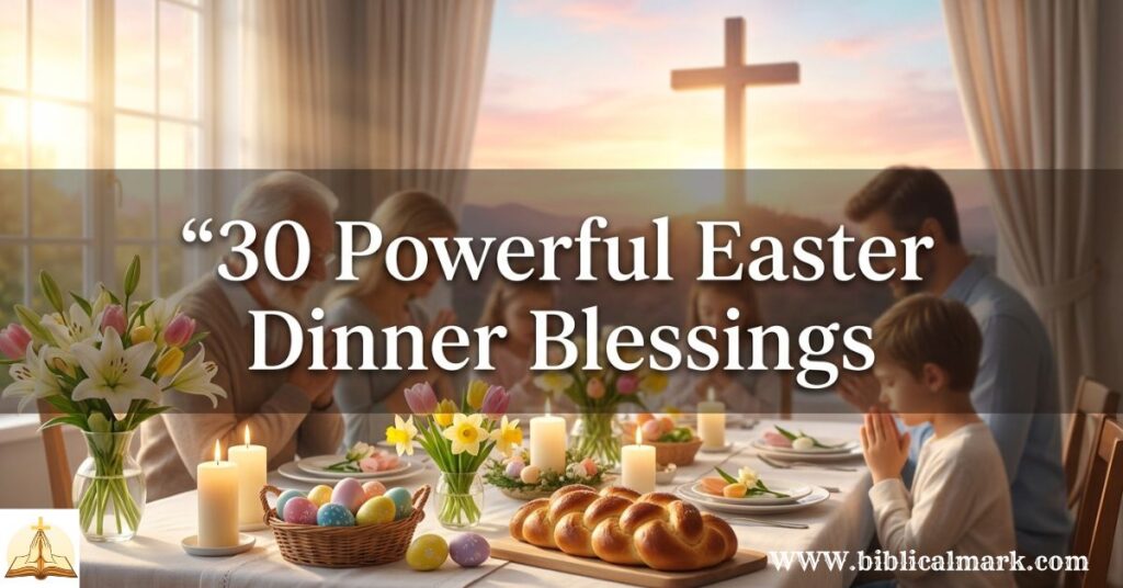 30 Powerful Easter Dinner Blessing and Prayers