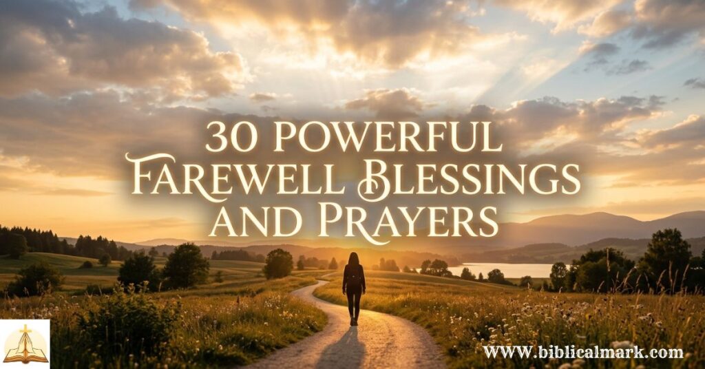 30 Powerful Farewell Blessings and Prayers
