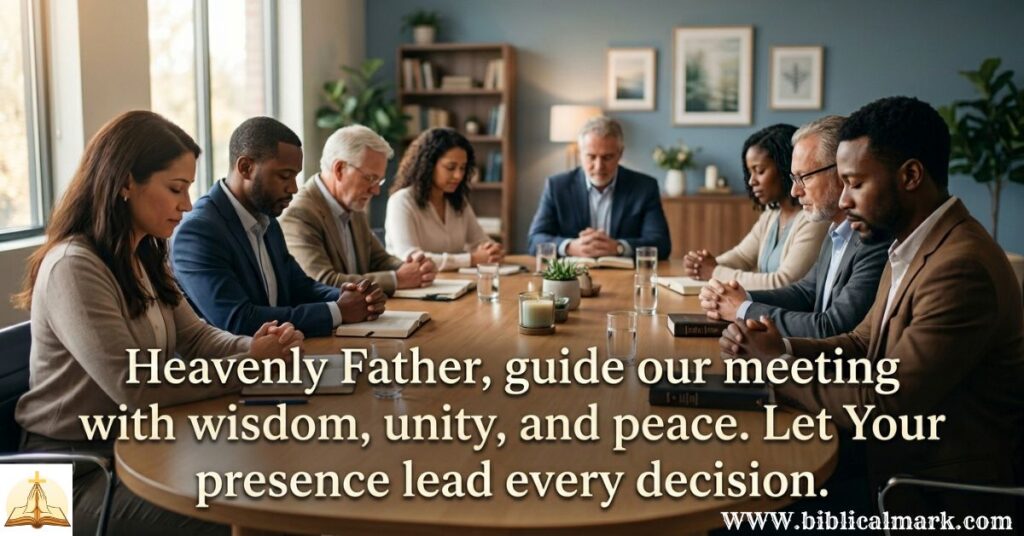 30 Powerful Inspirational Prayers for Meetings 2