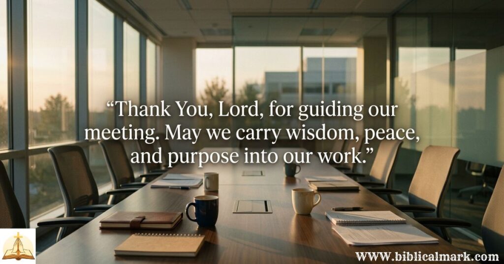 30 Powerful Inspirational Prayers for Meetings 3