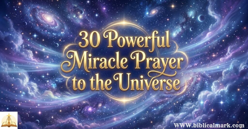 30 Powerful Miracle Prayer for the Universe