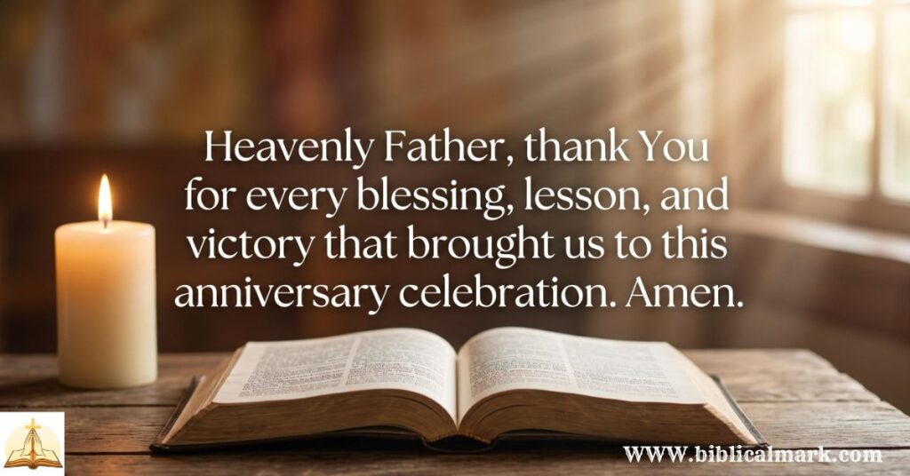 30 Powerful Opening Prayer for Anniversary Celebration 1