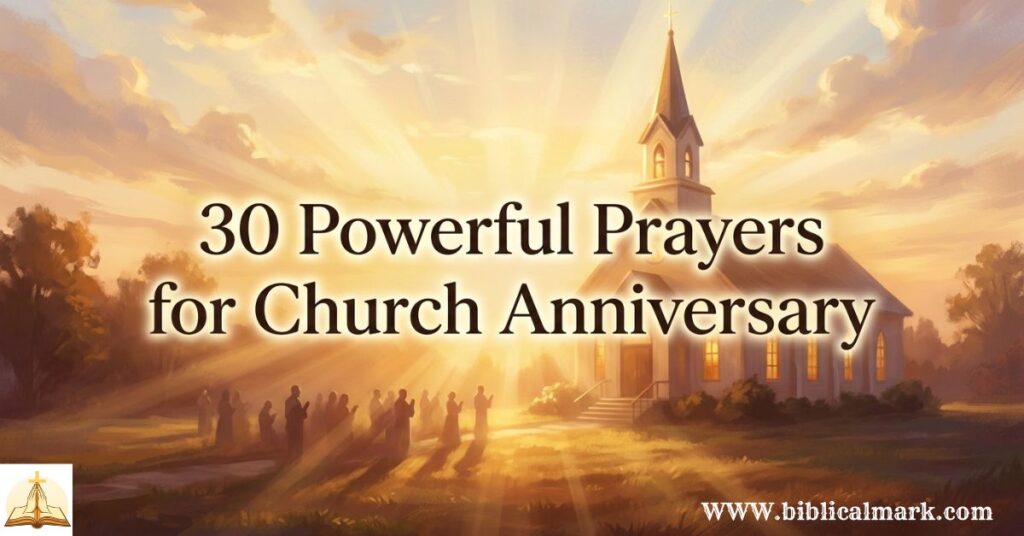 30 Powerful Prayer for Church Anniversary
