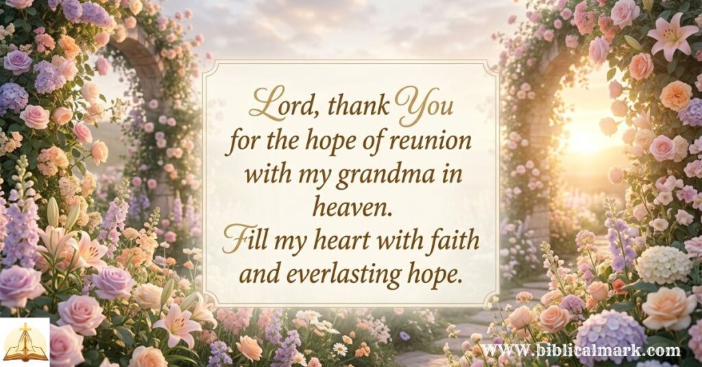 30 Powerful Prayer for Grandma Who Passed Away 1