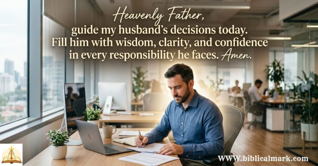 30 Powerful Prayer for Husband at Work 2