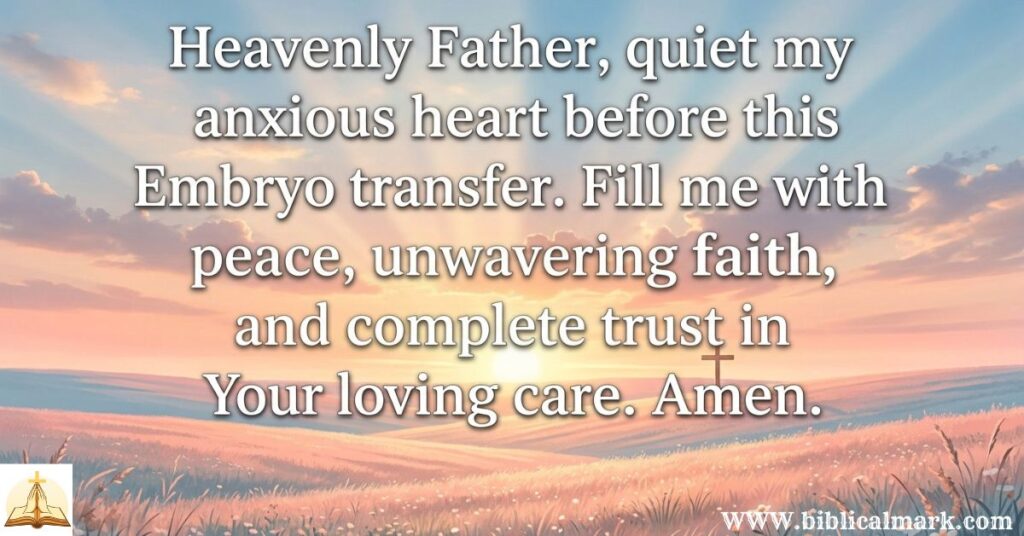 30 Powerful Prayer for IVF Transfer 2