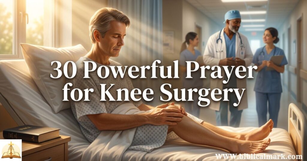 30 Powerful Prayer for Knee Surgery