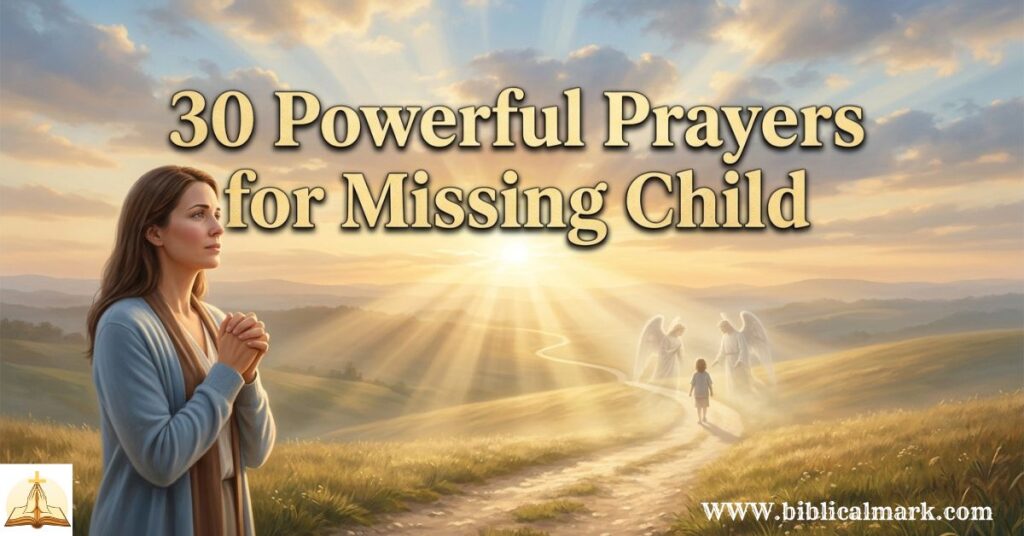 30 Powerful Prayer for Missing Child