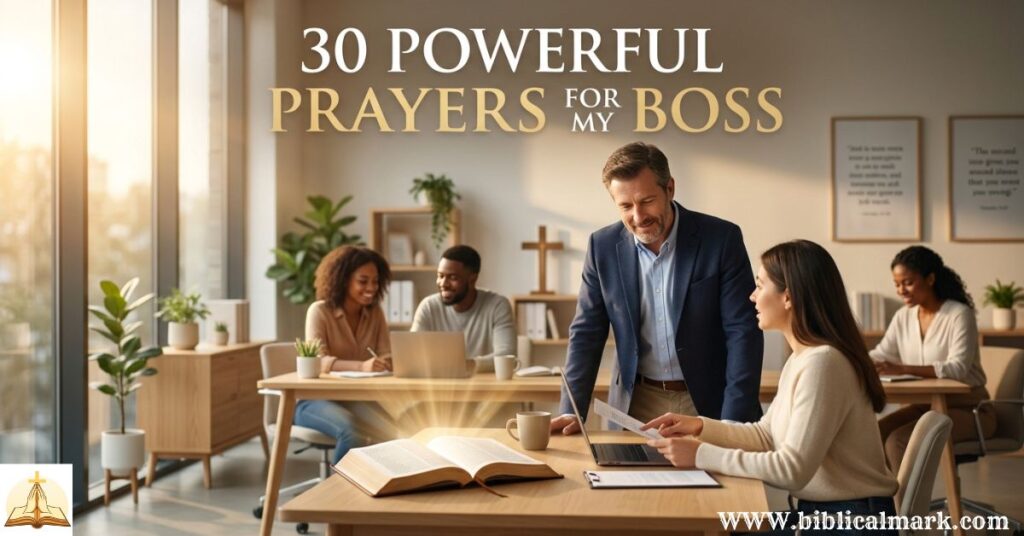 30 Powerful Prayer for My Boss