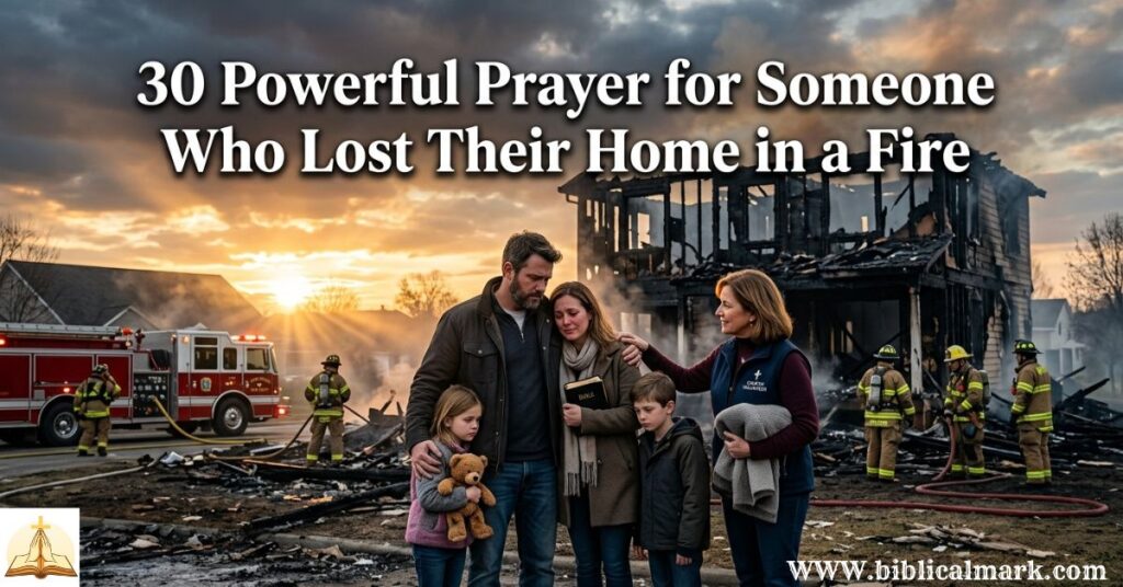 30 Powerful Prayer for Someone Who Lost Their Home in a Fire