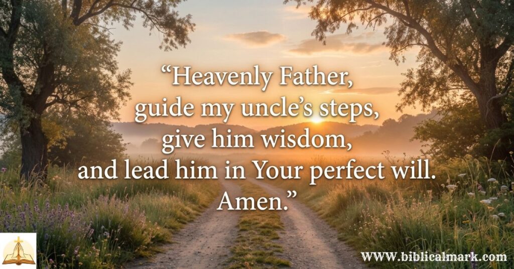 30 Powerful Prayer for Uncle 3