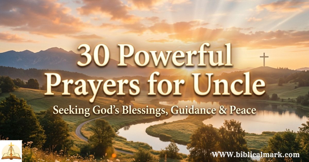 30 Powerful Prayer for Uncle