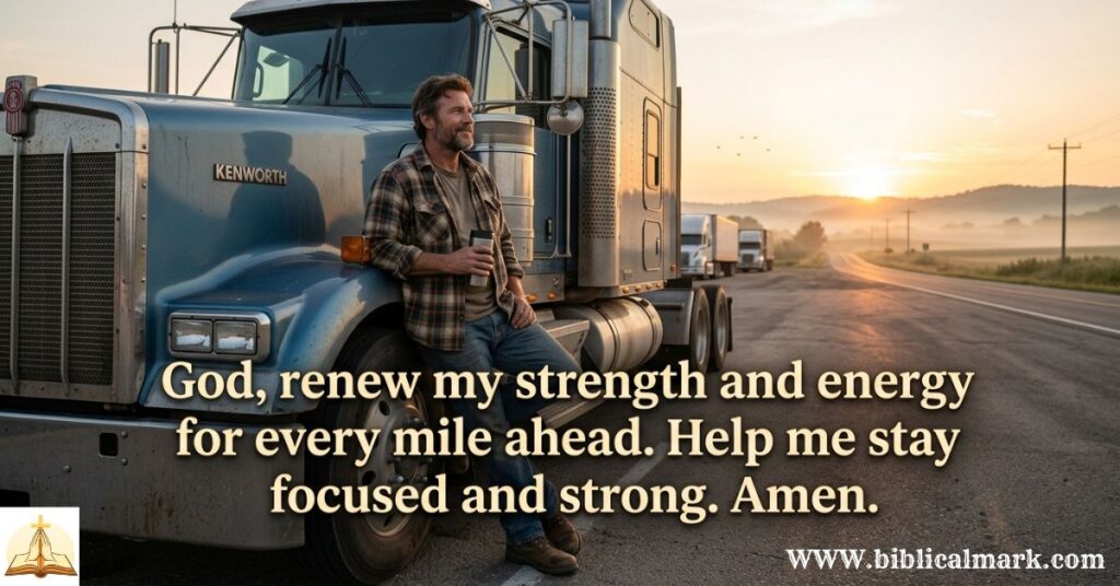 30 Powerful Prayer for a Truck Drivers 3
