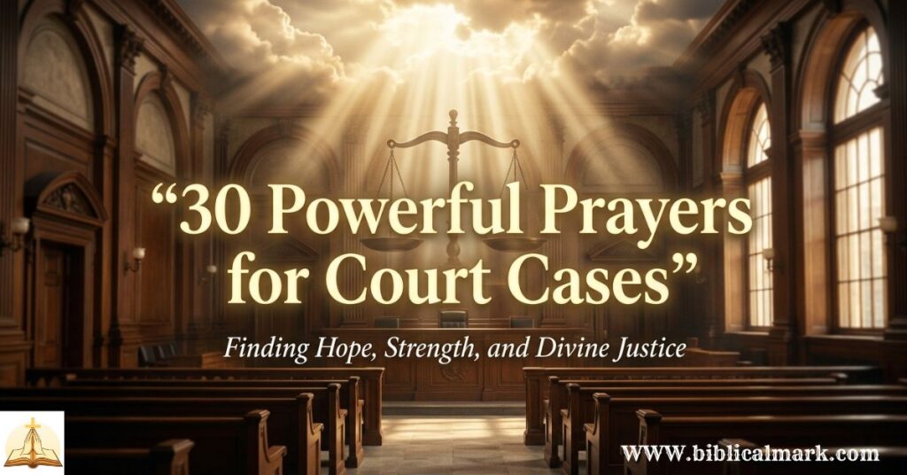 30 Powerful Prayers for Court Cases