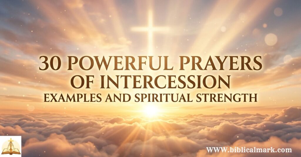 30 Powerful Prayers of Intercession Examples and Spiritual Strength