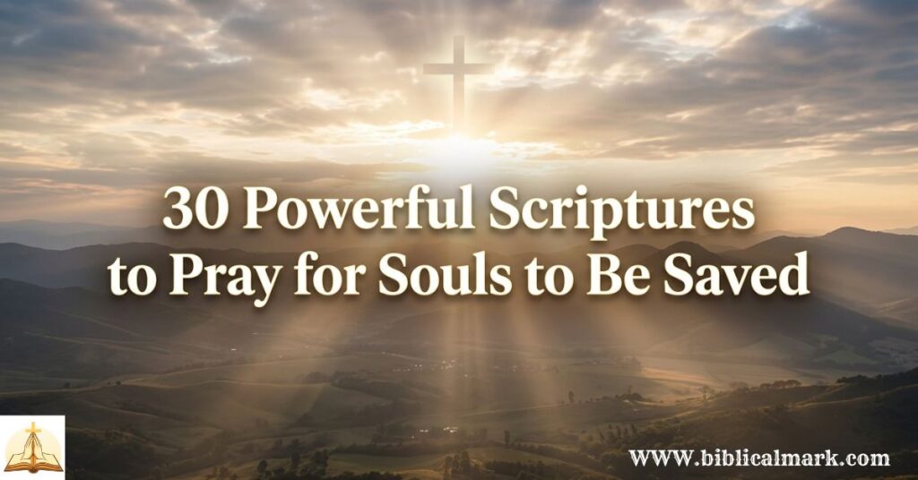 30 Powerful Scriptures to Pray for Souls to Be Saved